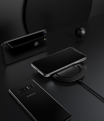 无线充3D场景渲染 工业与产品的视觉融合